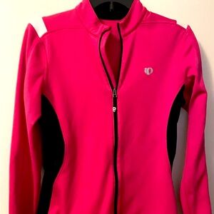 Pearl Izumi Women's Select Long Sleeve Thermal Jacket Medium Pink/Black EUC